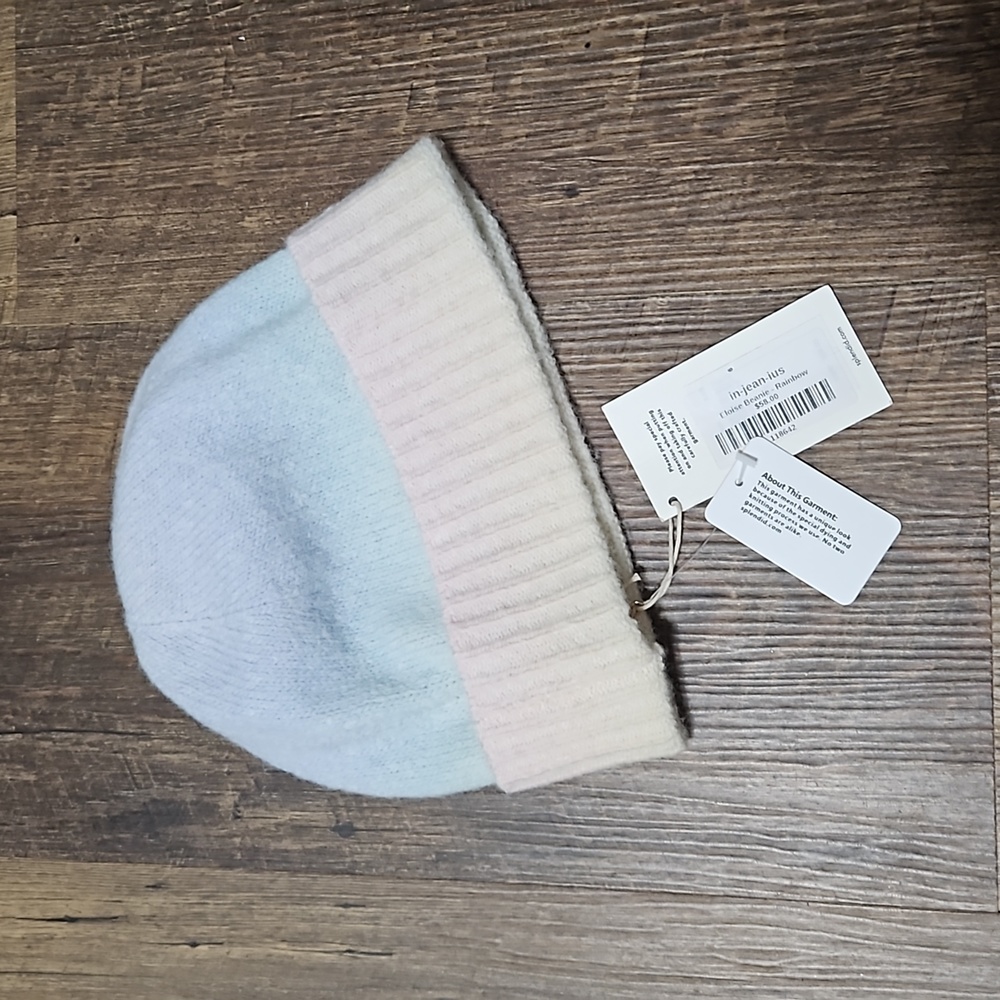 NWT Splendid rainbow beanie - Picture 2 of 4